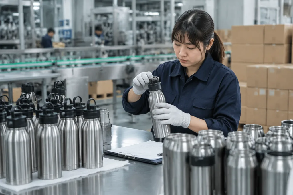 304 stainless steel bpa free water bottle custom buyer QC guide