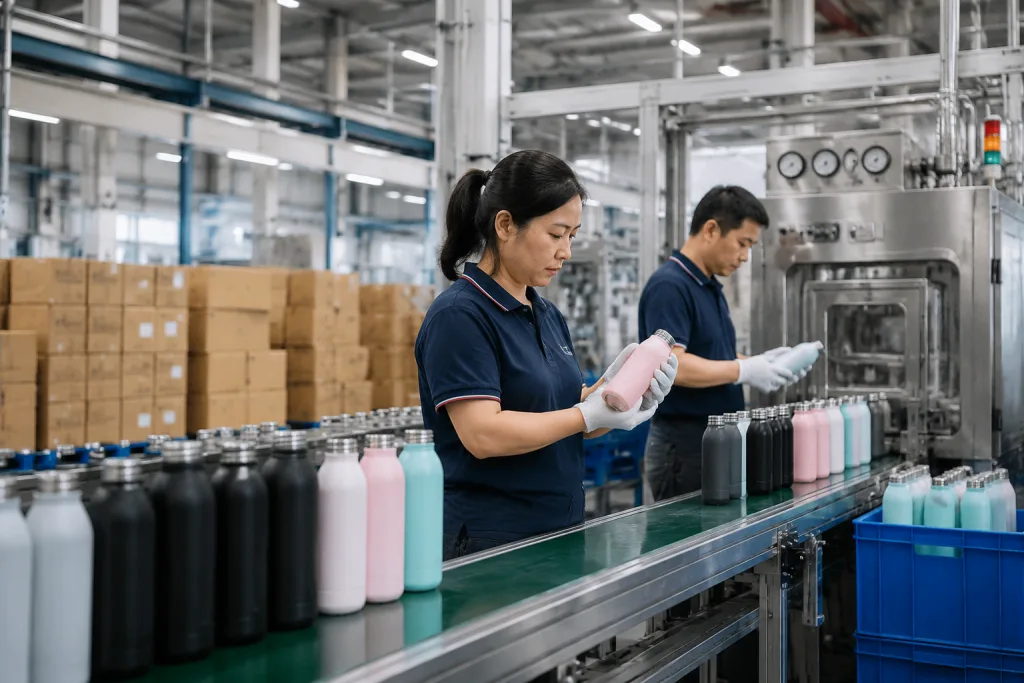 304 stainless steel double wall bottle manufacturer QC buyer guide