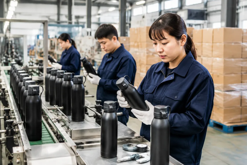 304 Stainless Steel Fitness Water Bottle Supplier Order Walkthrough