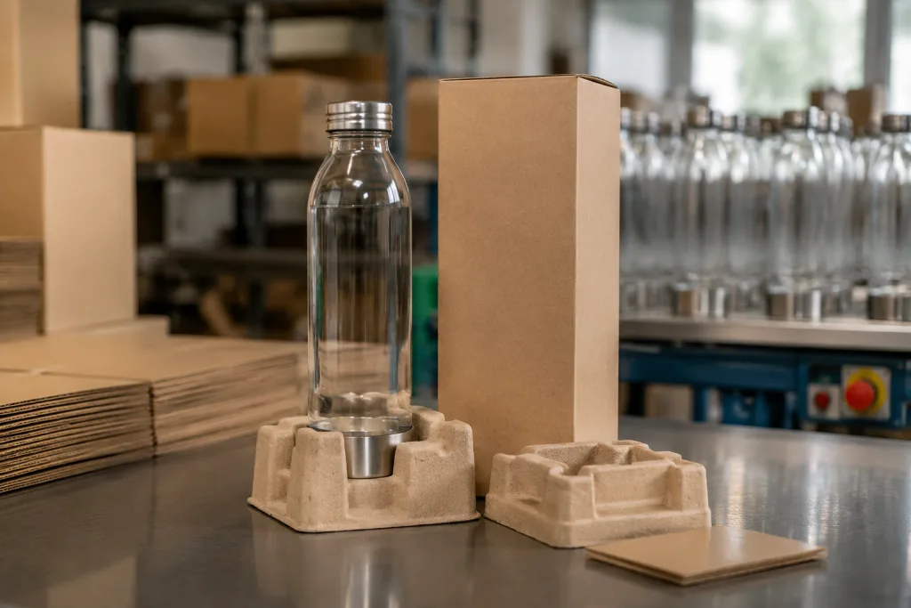Lock packaging before production