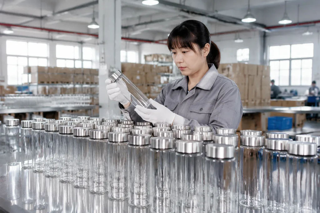 304 stainless steel glass water bottle supplier sourcing guide
