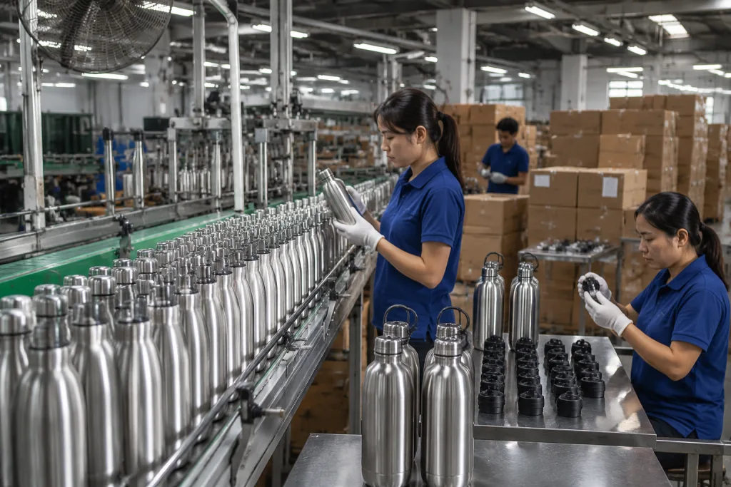 304 Stainless Steel Gym Water Bottle Custom Sourcing for Fitness Chains