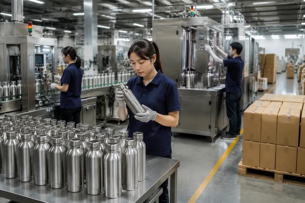 304 stainless steel reusable water bottle bulk: QC failure guide