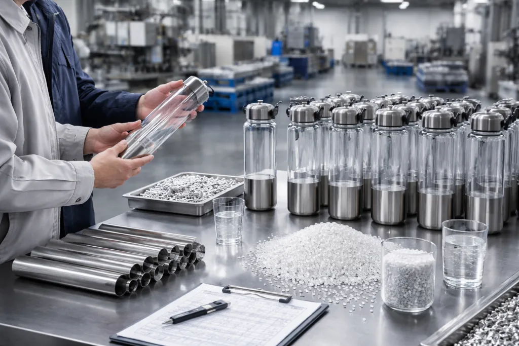 Check materials before sampling