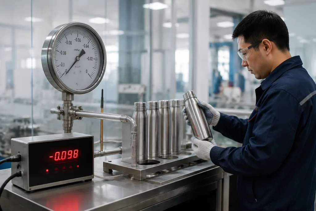 Vacuum performance needs test numbers