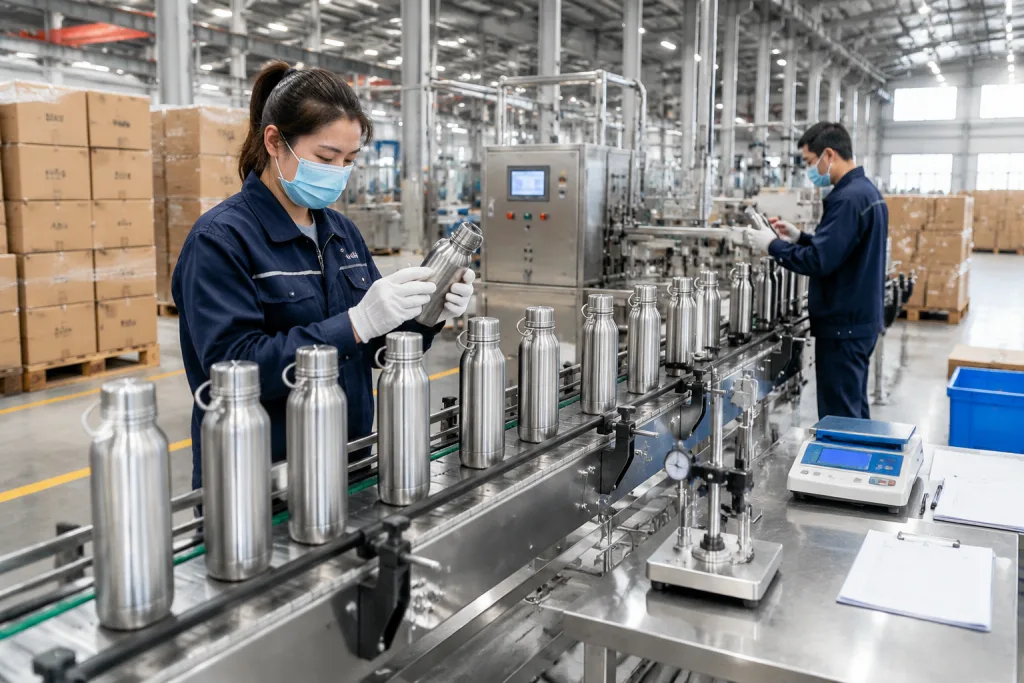 304 stainless steel water bottle bulk sourcing: buyer decisions that matter
