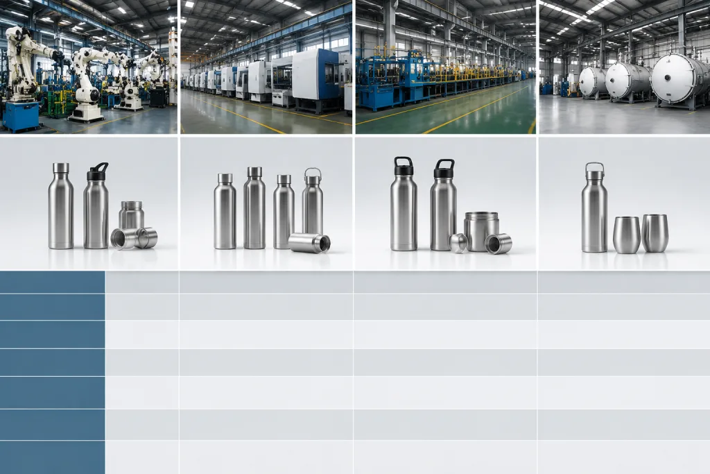 Factory Comparison Table