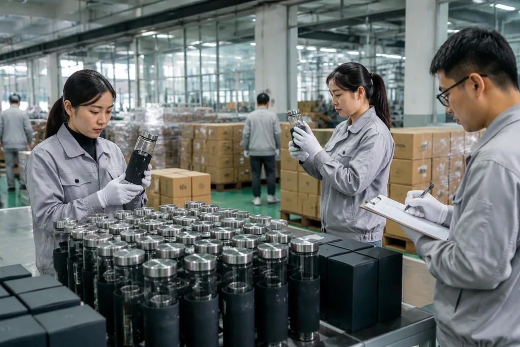 316 Stainless Steel Borosilicate Glass Bottle Wholesale Sourcing