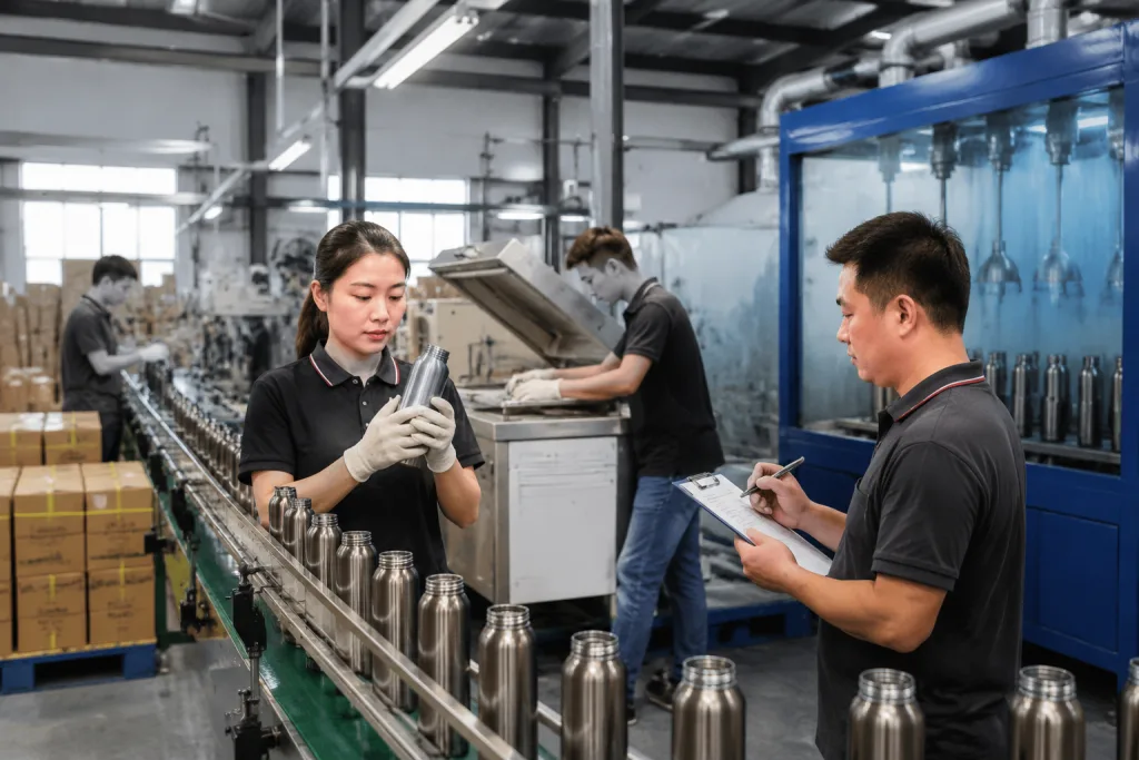 316 stainless steel double walled bottle factory: buyer guide