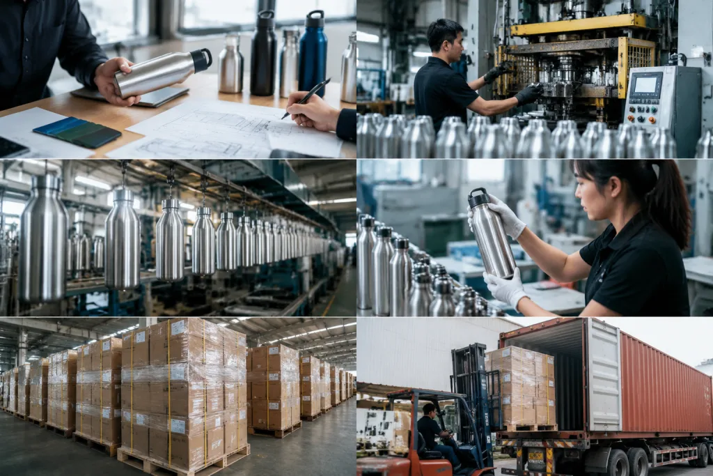 Lead time from sample to shipment