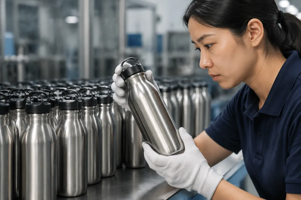 Control quality before shipment