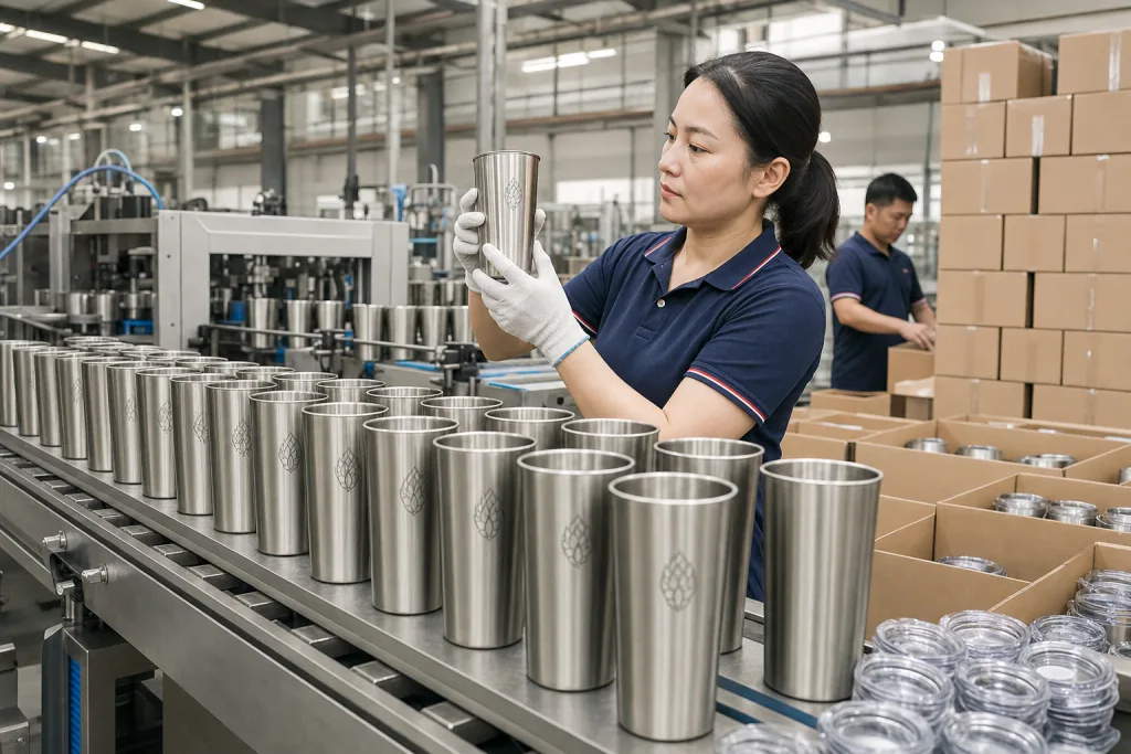 Beer tumbler promotional products: B2B order walkthrough