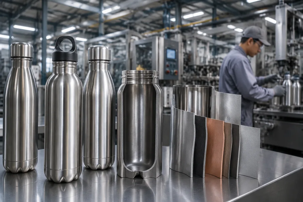 Stainless grades and wall build