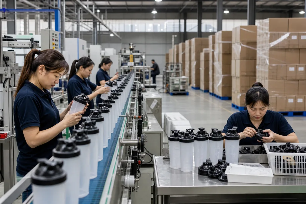 Blender Bottle Bulk Sourcing: QC Failures Buyers Must Prevent