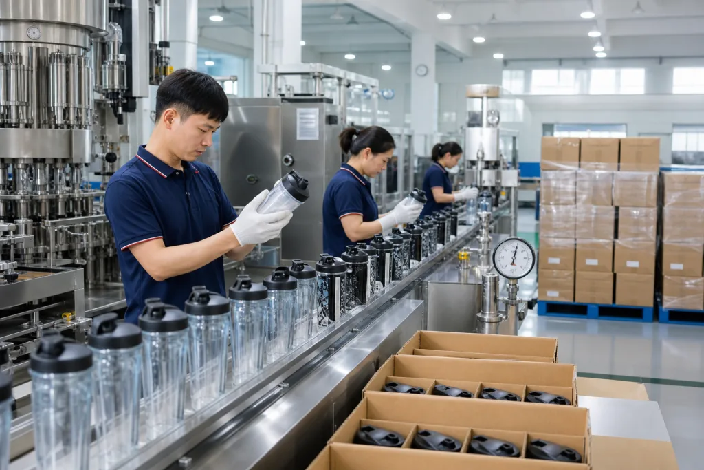 Blender Bottle Private Labeling: QC Failures Buyers Must Prevent