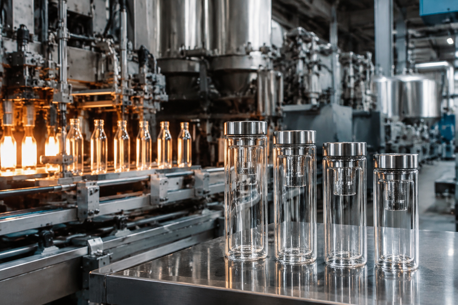 Borosilicate Glass Double Walled Bottle Factory Guide for B2B Buyers