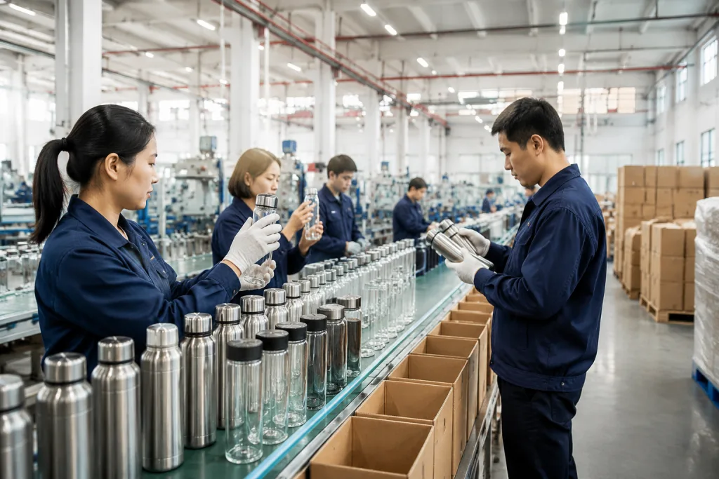 Borosilicate Glass Thermos Bottle Factory Guide: Stainless vs Glass