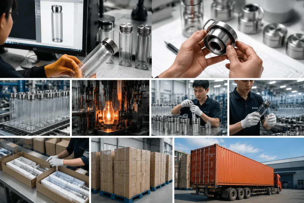 Lead time from sample to shipment