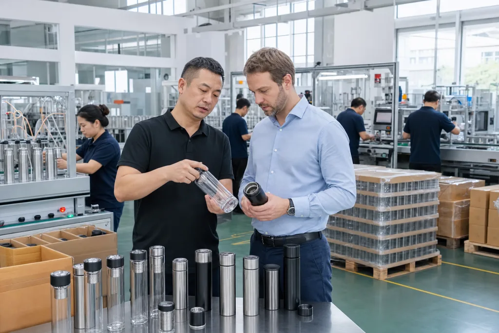 Borosilicate glass thermos supplier guide for stainless buyers