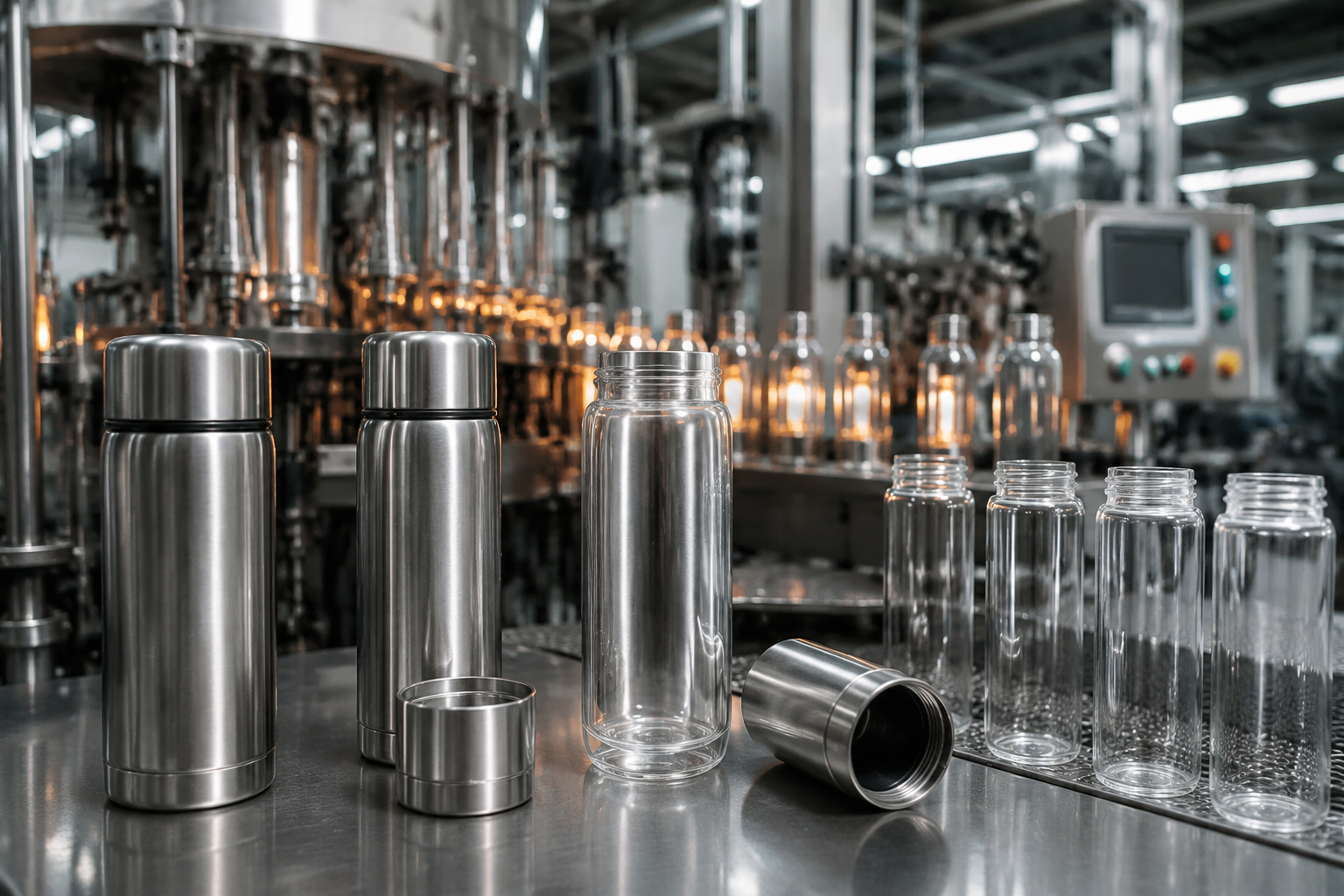 Borosilicate Glass Vacuum Bottle Manufacturer Guide for Stainless Thermos Buyers