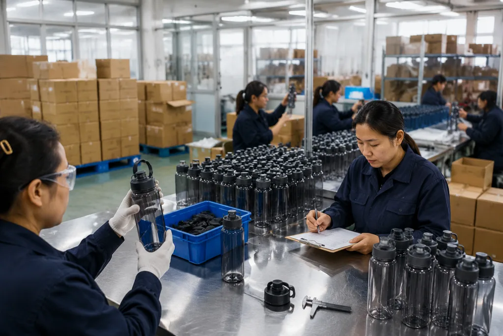 bpa free water bottle bulk price: real sourcing and QC walkthrough