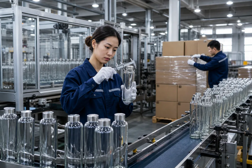 Bulk glass water bottle sourcing specs for wellness retail buyers