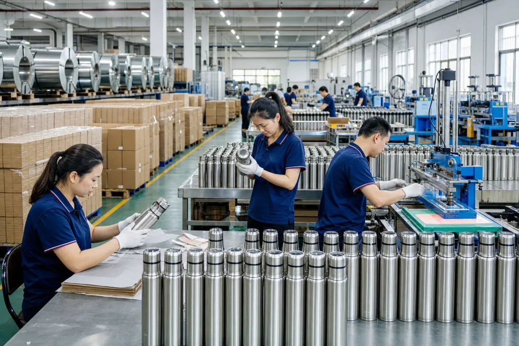Cheapest promotional vacuum bottle: custom stainless thermos sourcing