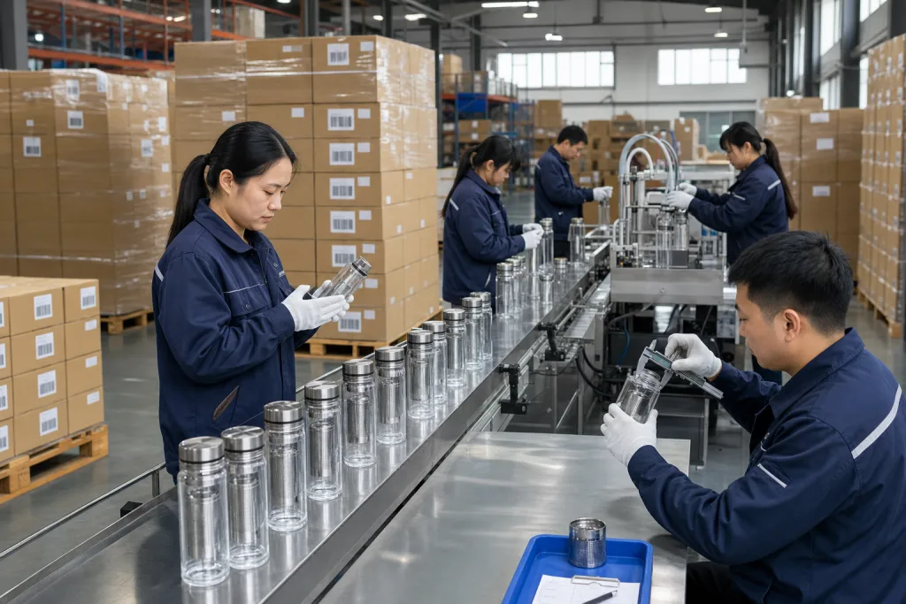 Custom Tea Infuser Bottle Sourcing Guide: QC Failures to Avoid