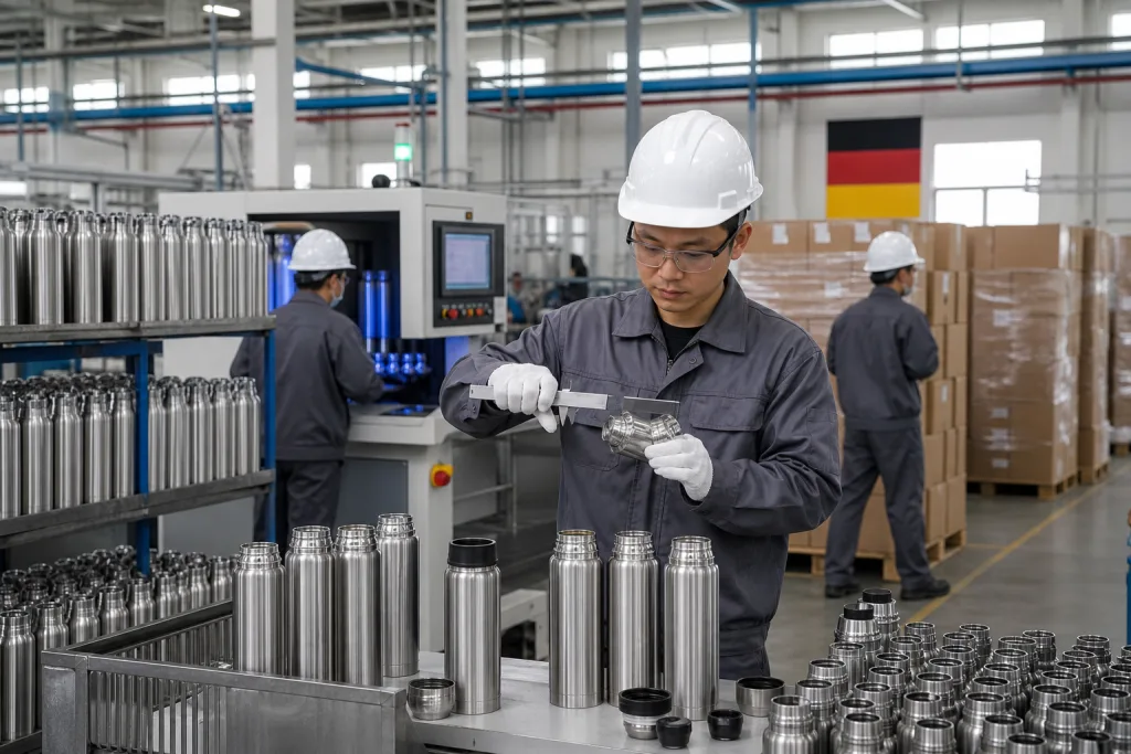 Custom thermos flask Germany: stainless OEM buyer walkthrough