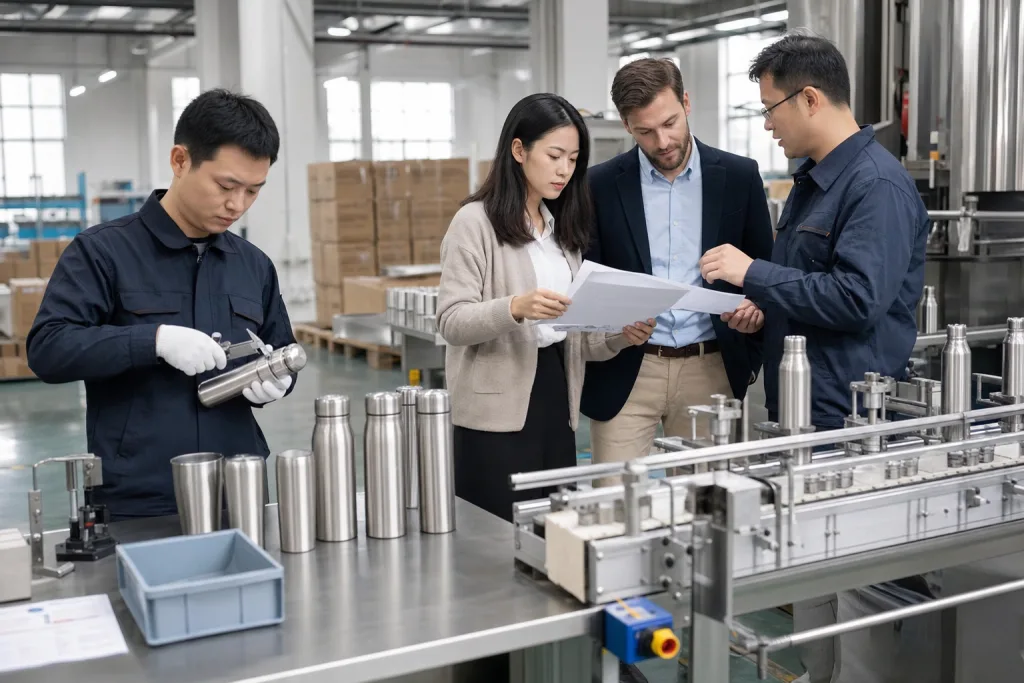 Chinese factory visit checklist for drinkware buyers: what to ask