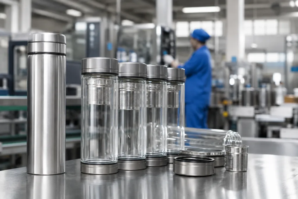 Glass Thermos Bottle Wholesale: Stainless vs Glass Buying Guide