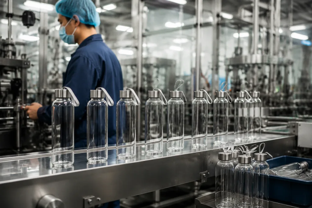 Glass Water Bottle Supplier Guide for Custom Bulk Orders