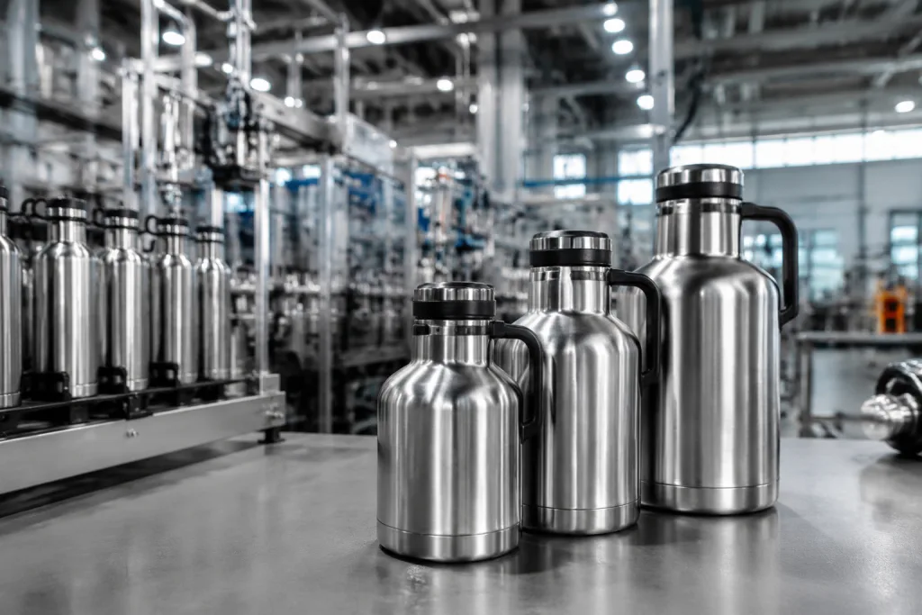 Growler OEM Manufacturer Guide for Custom Drinkware Buyers