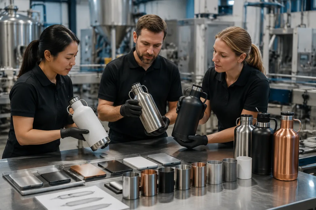 Which logo method fits growlers?