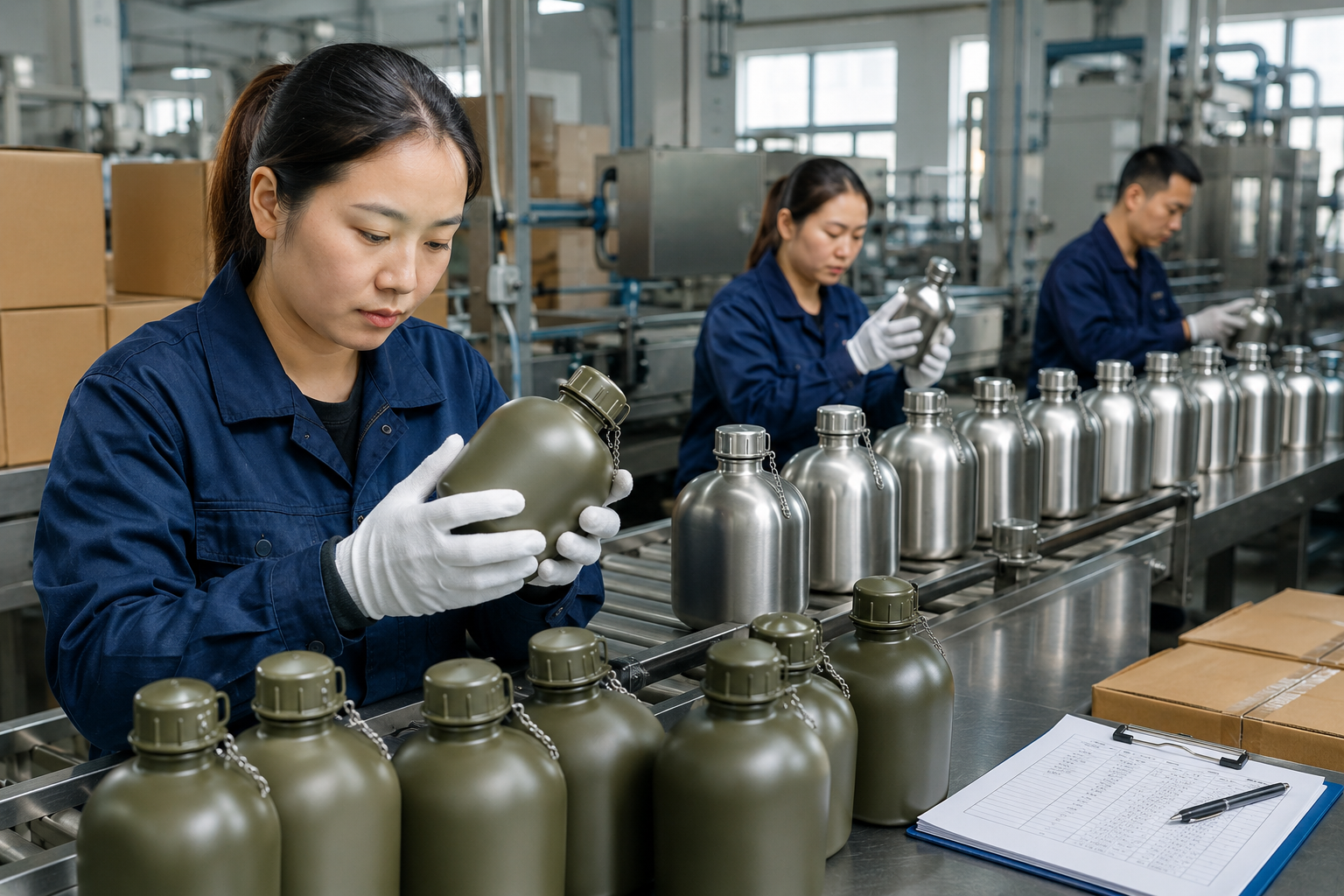 Military canteen factory guide for custom B2B drinkware buyers