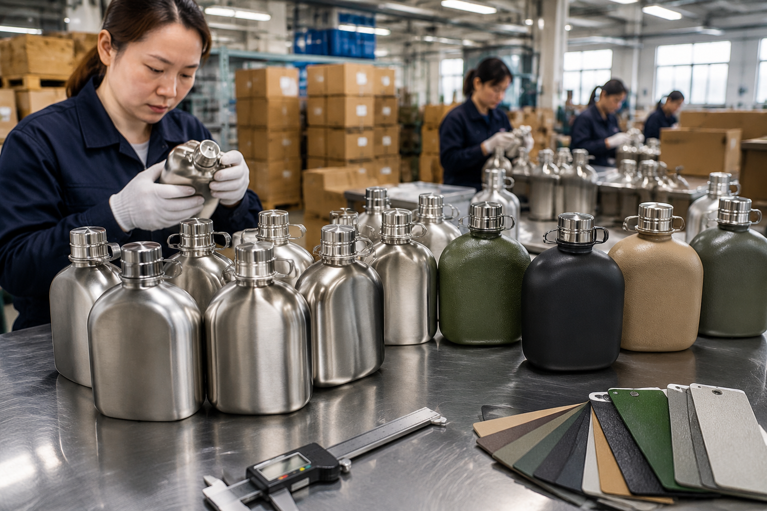 Military Canteen Private Label Guide for B2B Drinkware Buyers