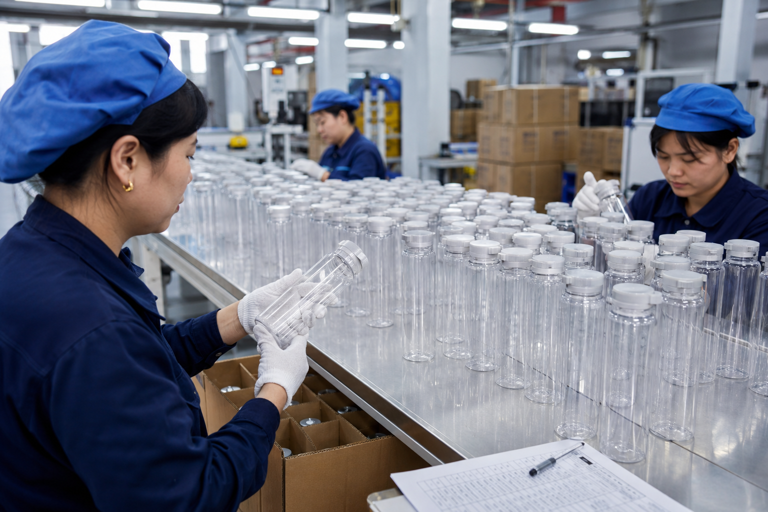 PC glass bottle manufacturer guide for custom drinkware buyers