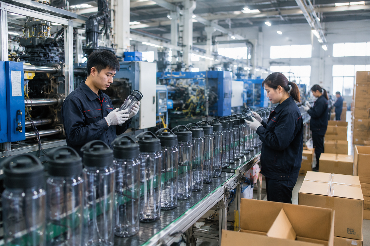 PC Water Bottle Manufacturer Guide for Custom Drinkware Buyers