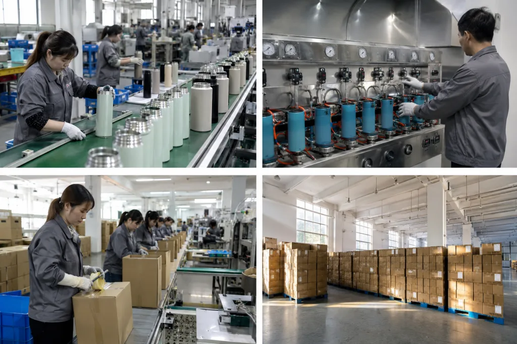 Polypropylene vacuum flask factory guide for custom stainless thermos