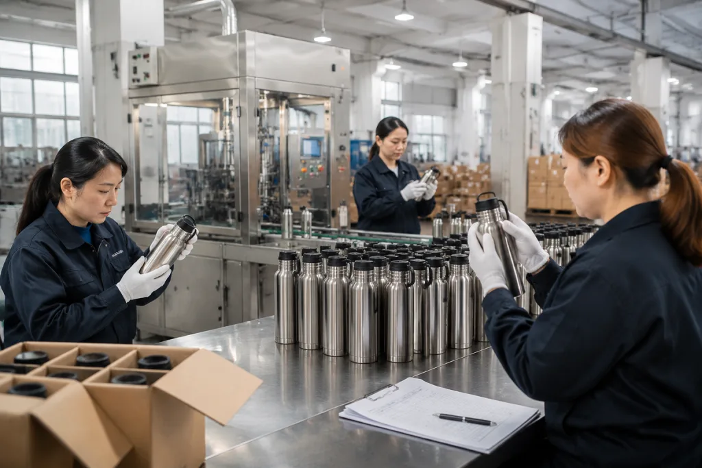 PP vacuum bottle factory guide for custom stainless thermos sourcing