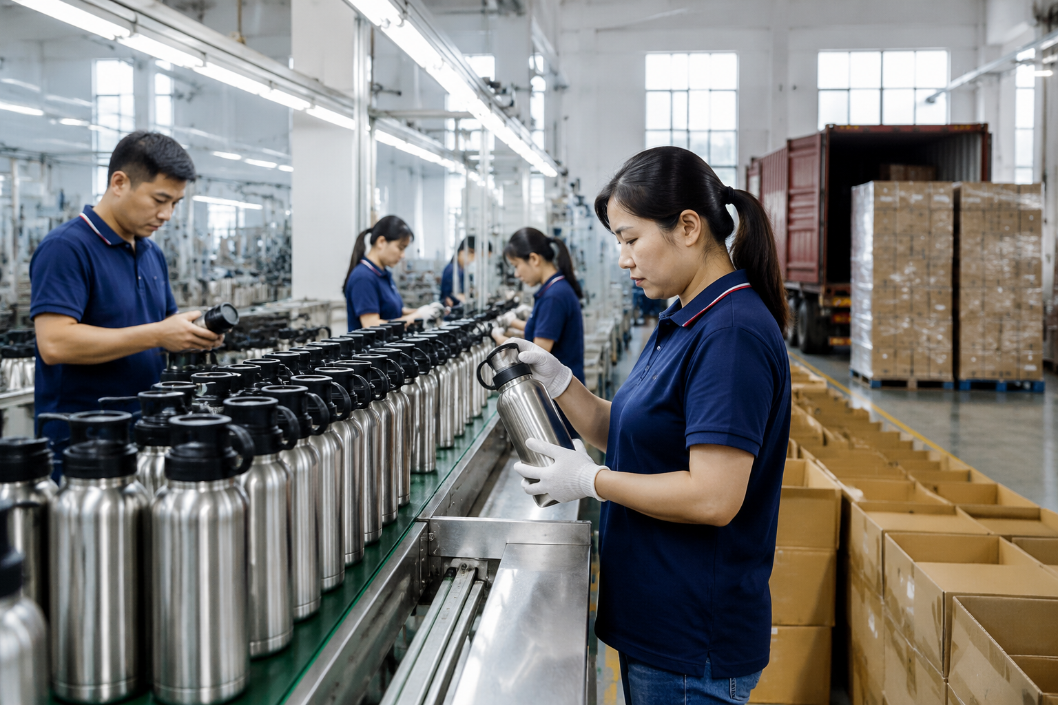 Refillable water bottle factory guide for custom drinkware buyers