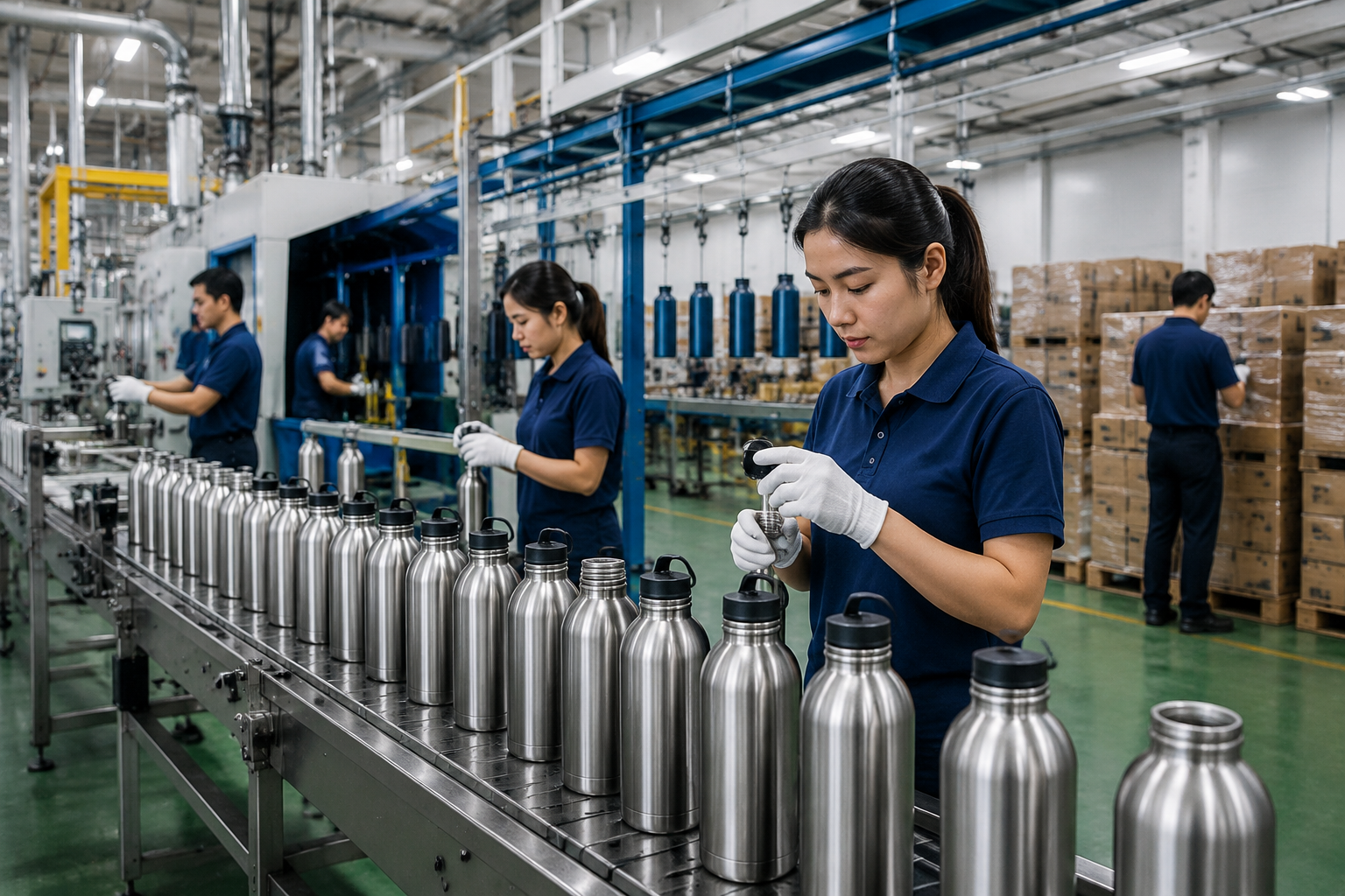 Reusable Water Bottle Factory Guide for Custom Drinkware Buyers