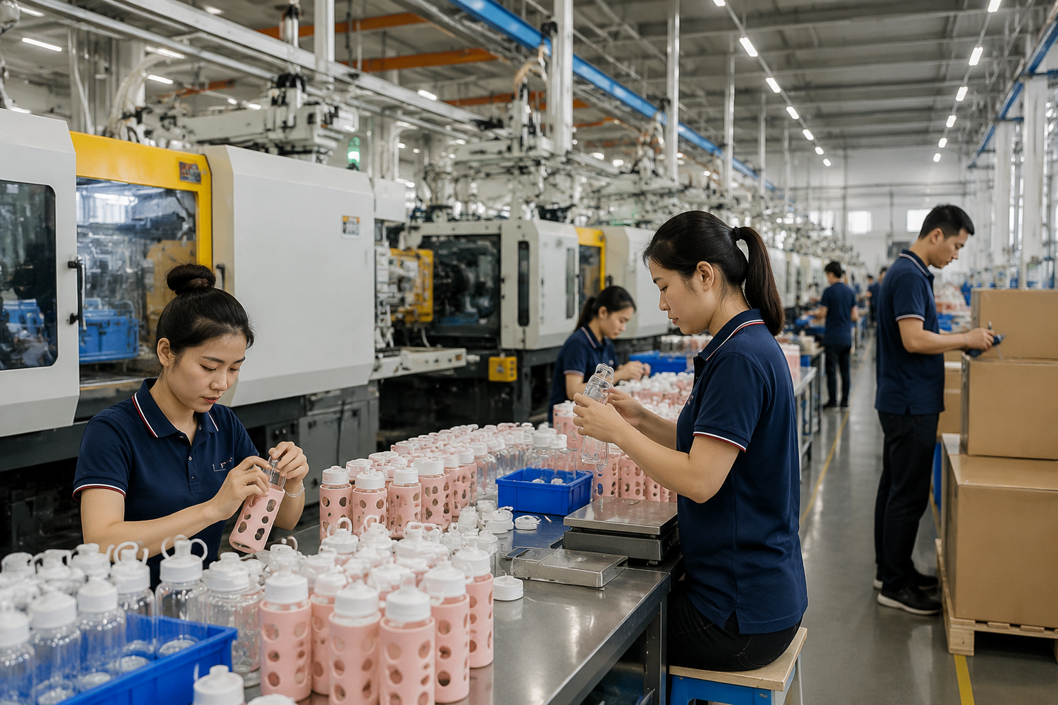 Silicone Polypropylene Bottle Factory Guide for B2B Drinkware Buyers