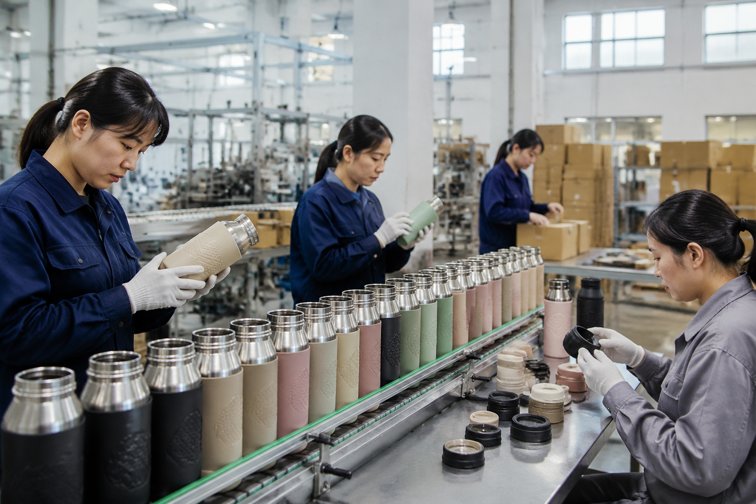 Silicone Vacuum Flask Bulk Guide for Custom Stainless Thermos Buyers