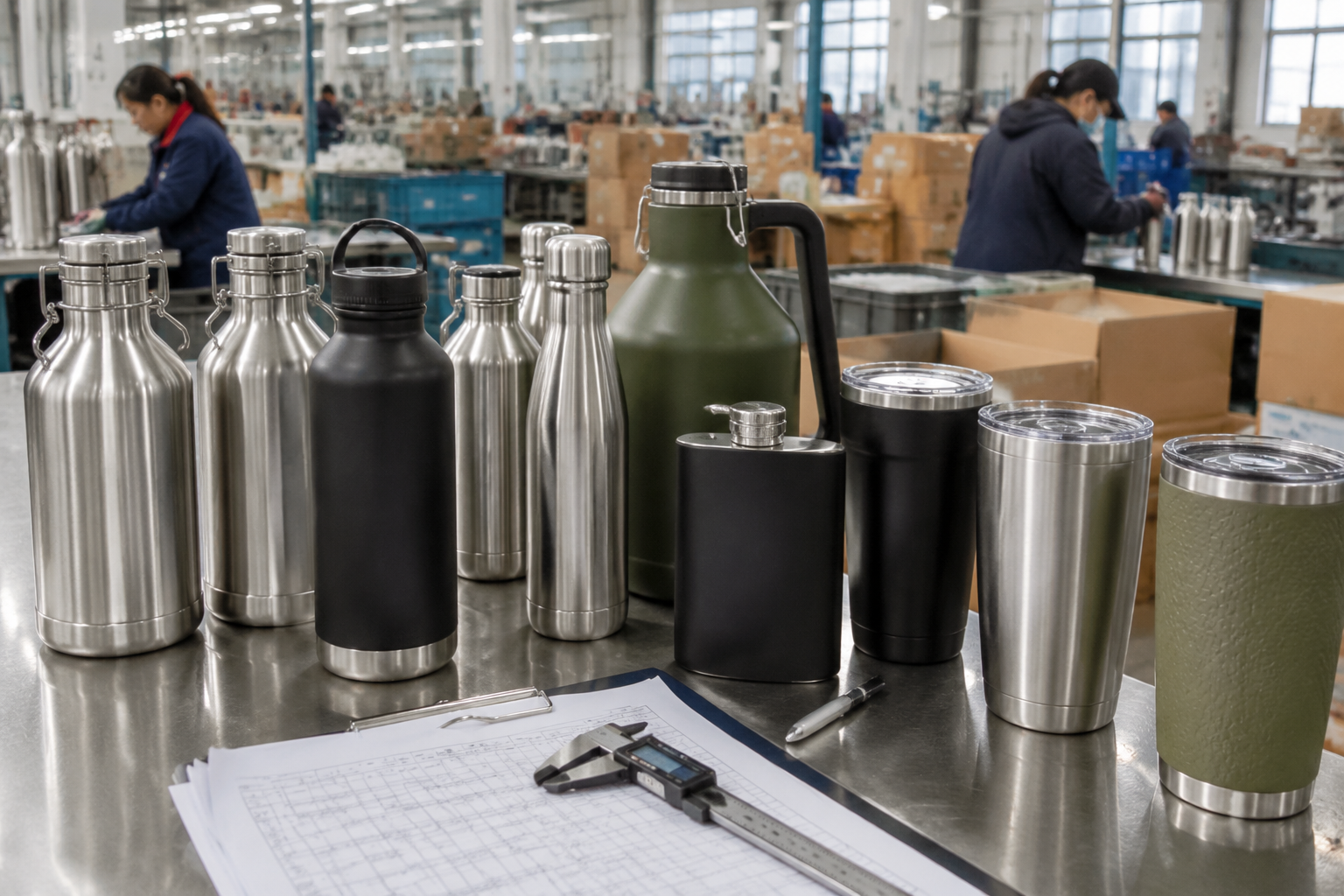 Source Water Bottles Wholesale: Compare Canteens, Growlers, Tumblers