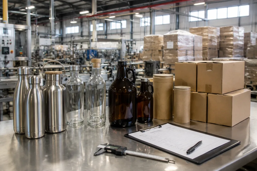 Stainless Glass Bottle Wholesale: RFQ to Bulk PO Sourcing Guide