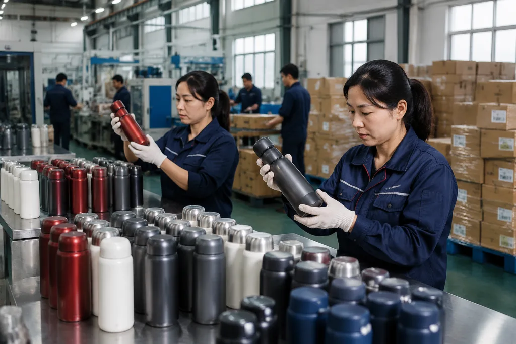 Stainless steel bottle supplier guide for custom thermos orders