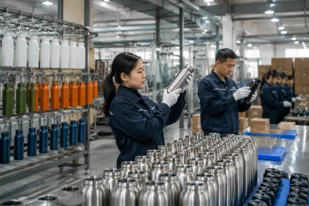 Stainless thermos factory guide for custom outdoor retail orders