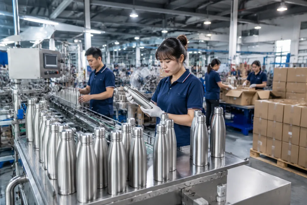Stainless Water Bottle Custom Guide for B2B Drinkware Buyers