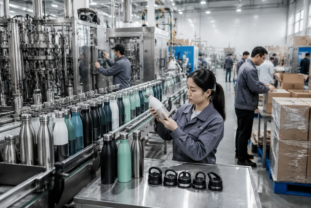 Stainless water bottle factory guide: RFQ to bulk PO control